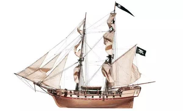 Maquette de bateau en bois Corsair Brig - Occre (13600)