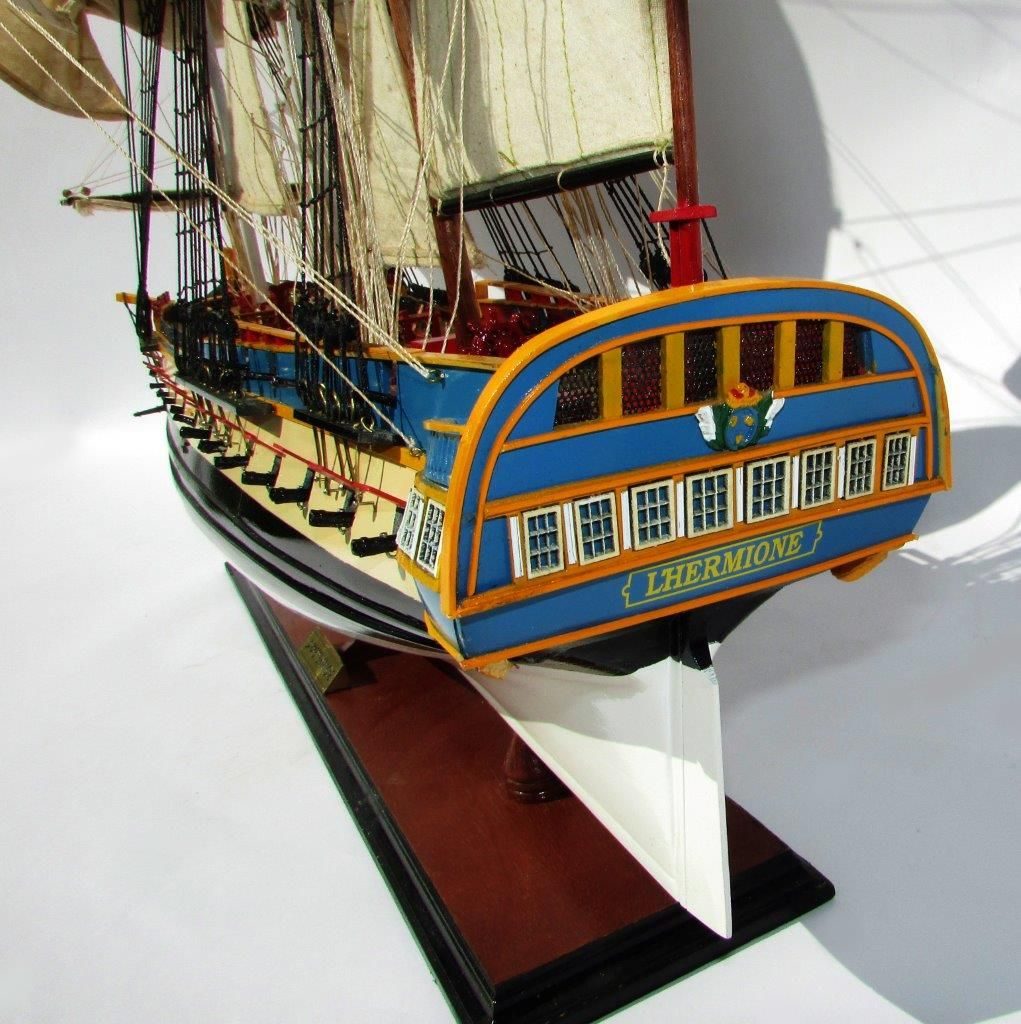 maquette en bois de La Fayette