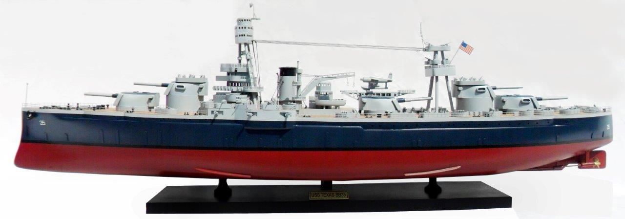 USS Texas - Maquette de navire d'exposition - GN