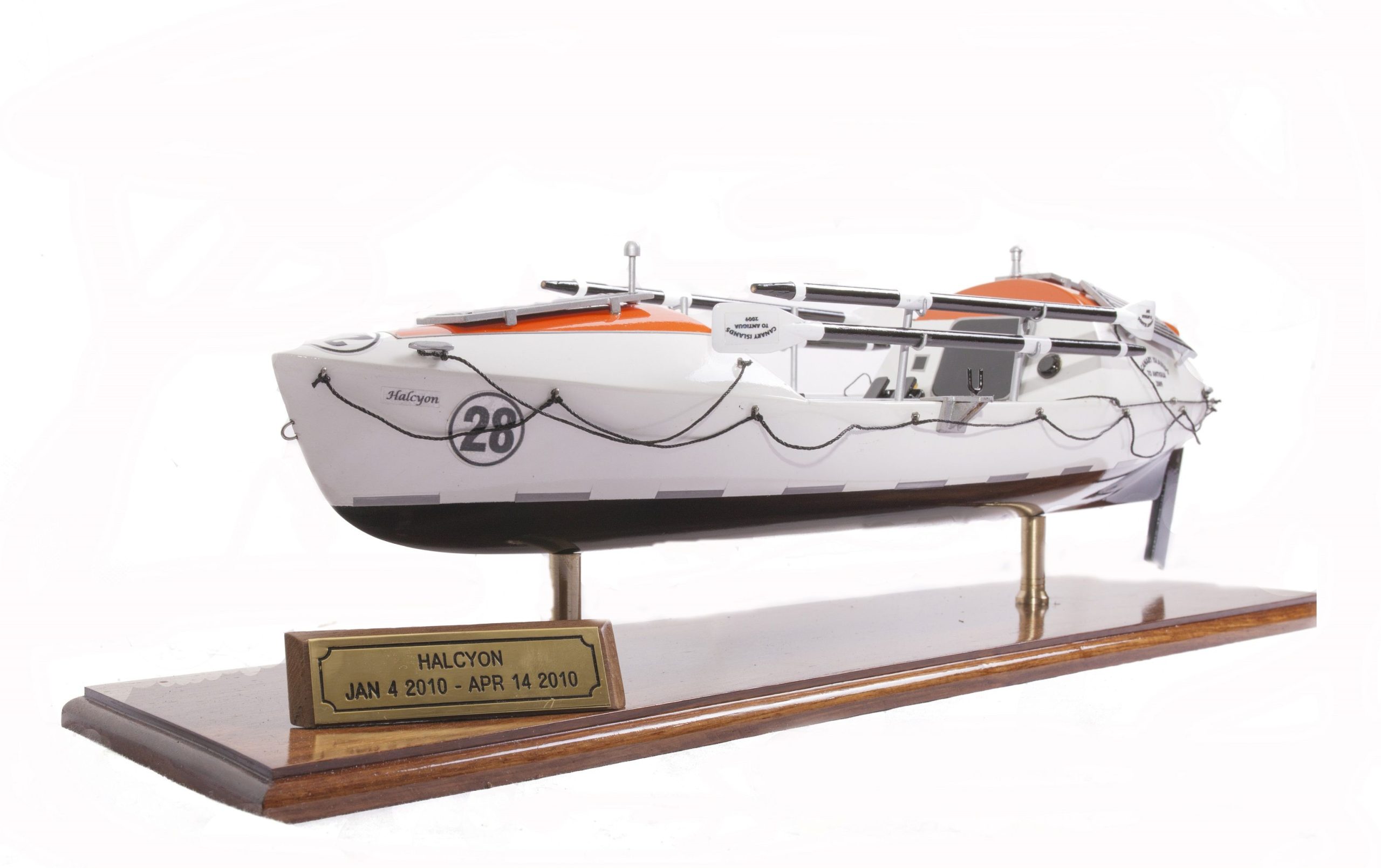 Maquette bateau à rames - Halcyon