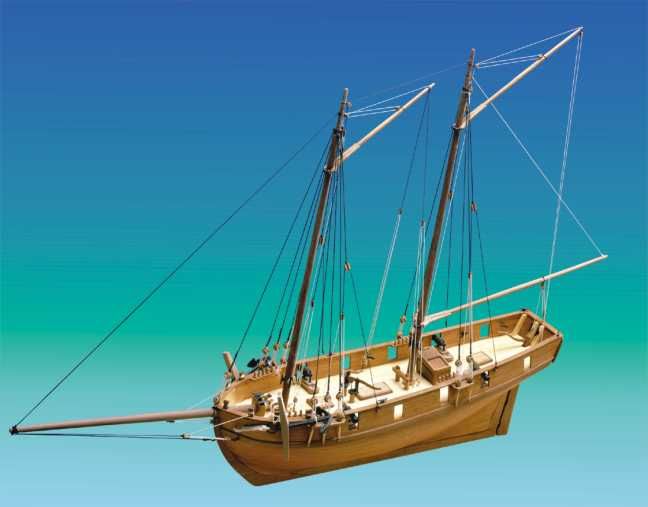 Maquette à construire - Goélette HM Ballahoo - Caldercraft (9013)