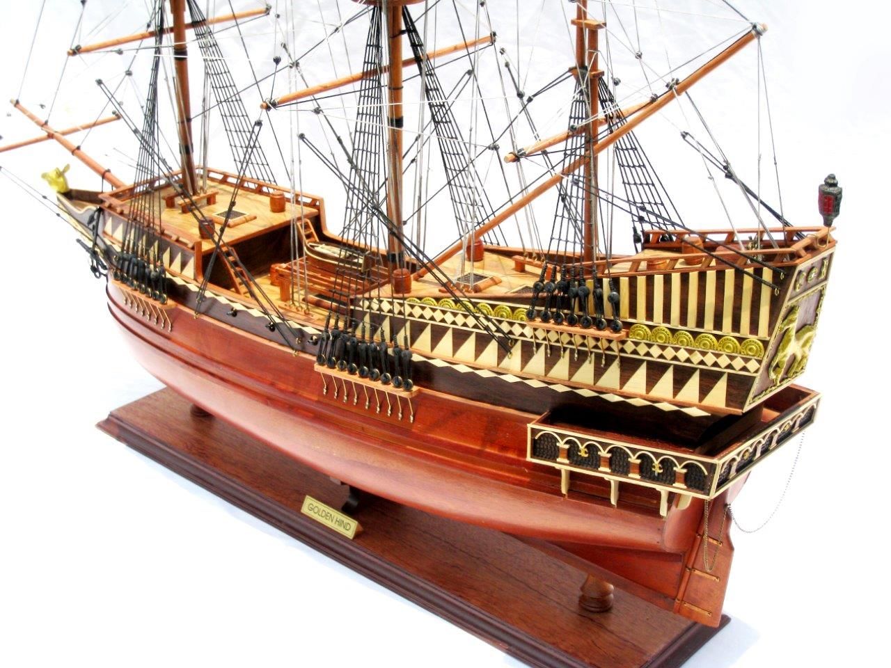 1788-13542-Golden-Hind-Model-Ship-Standard-Range