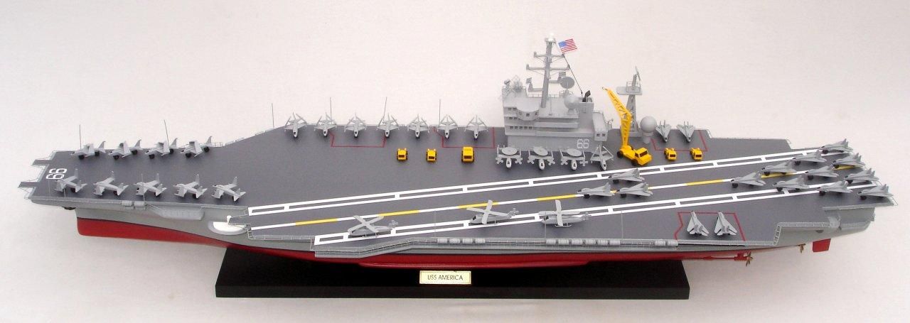 USS America CV-66 - Modèle de Navire porte-avions - GN