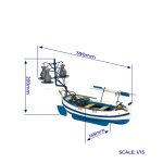 Kit de maquette de bateau Calelia - Occre (52002)
