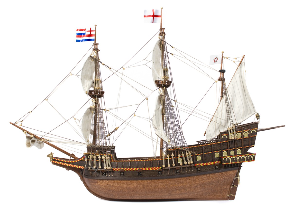 Maquette de bateau en bois Golden Hind - Occre (12003)