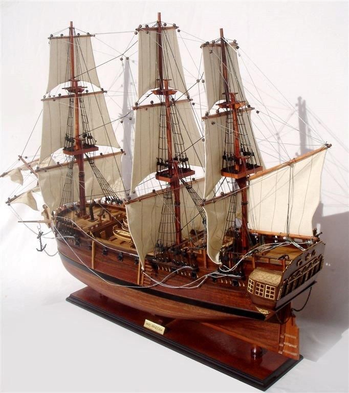 Maquette en bois du navire anglais HMS Prince !