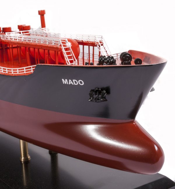 Maquette bateau - Butanier Mado GPL (Gaz de Pétrole Liquéfié)