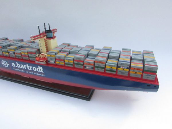 Maquette de Bateau Personnalisée Emma Maersk Avec Changement de Marque