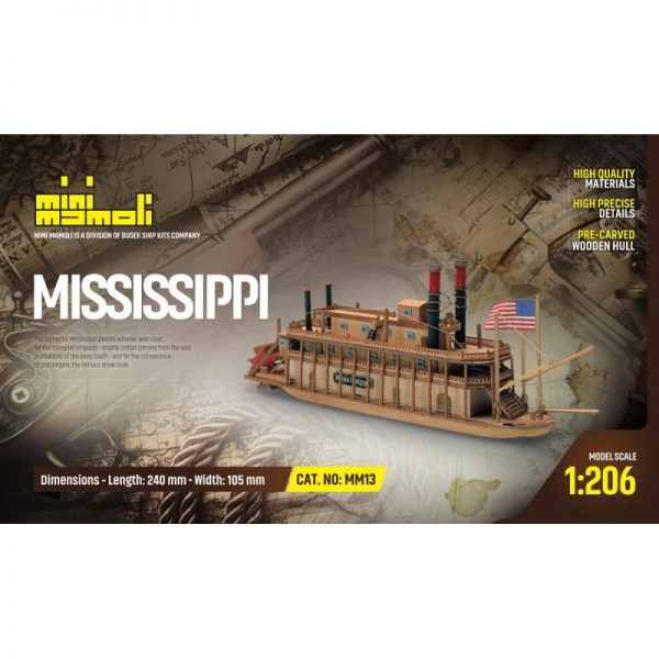 Maquette à monter - Mississippi River - Mini Mamoli (MM13)
