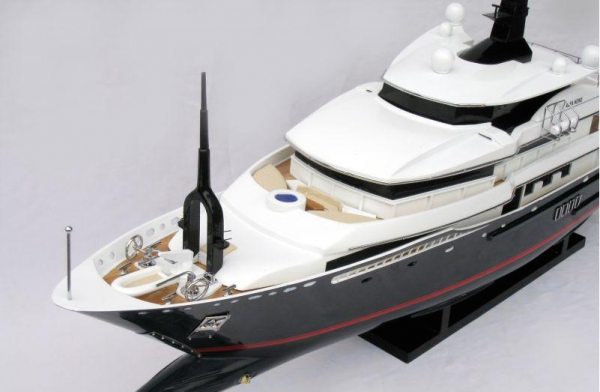 Maquette bateau - Super Yacht Alfa Nero - GN