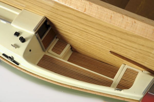 Maquette bateau - Demi-Coque Shrimper Cornouaillais