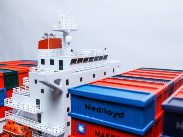 Maquette bateau - Porte-conteneurs Hamburg Sud