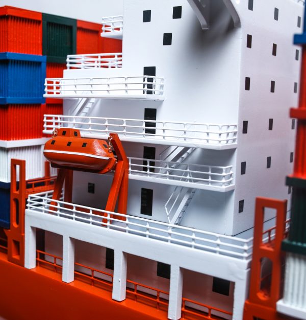 Maquette bateau - Porte-conteneurs Hamburg Sud