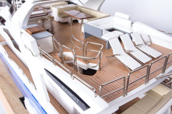 Maquette bateau - Yacht Azimut 95