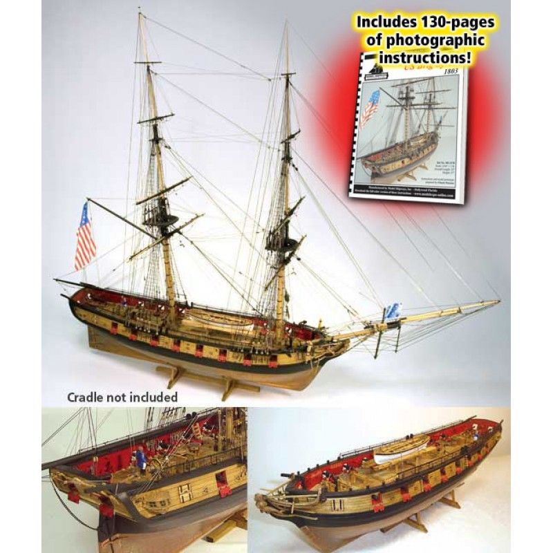Maquette à Monter - Syren US Brig (1803) Kit - Model Shipways (MS2260)
