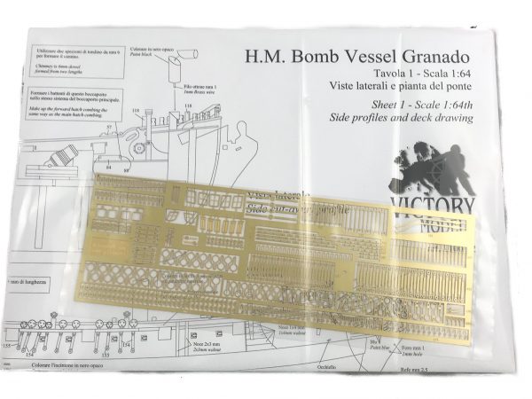 Maquette à monter - Granado, Bombarde Anglaise - Victory Models (1300/02)