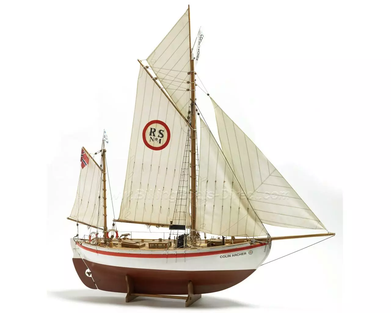 Kit de maquettes de bateaux Colin Archer échelle 1 à 40 - Billing Boats (B606)