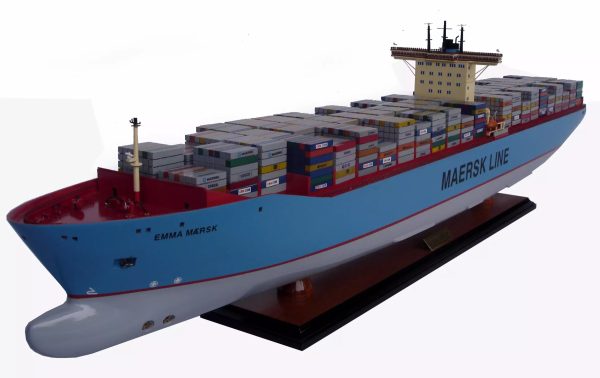 Maquette de bateau Emma Maersk (avec lumières) - GN