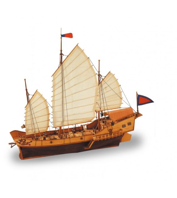 Poubelle chinoise Dragon Rouge Modèle de bateau en kit - Artesania Latina (AL18020)