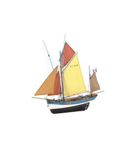 Marie-Jeanne 2021 avec support Modèle de bateau en kit - Artesania Latina (AL22175)