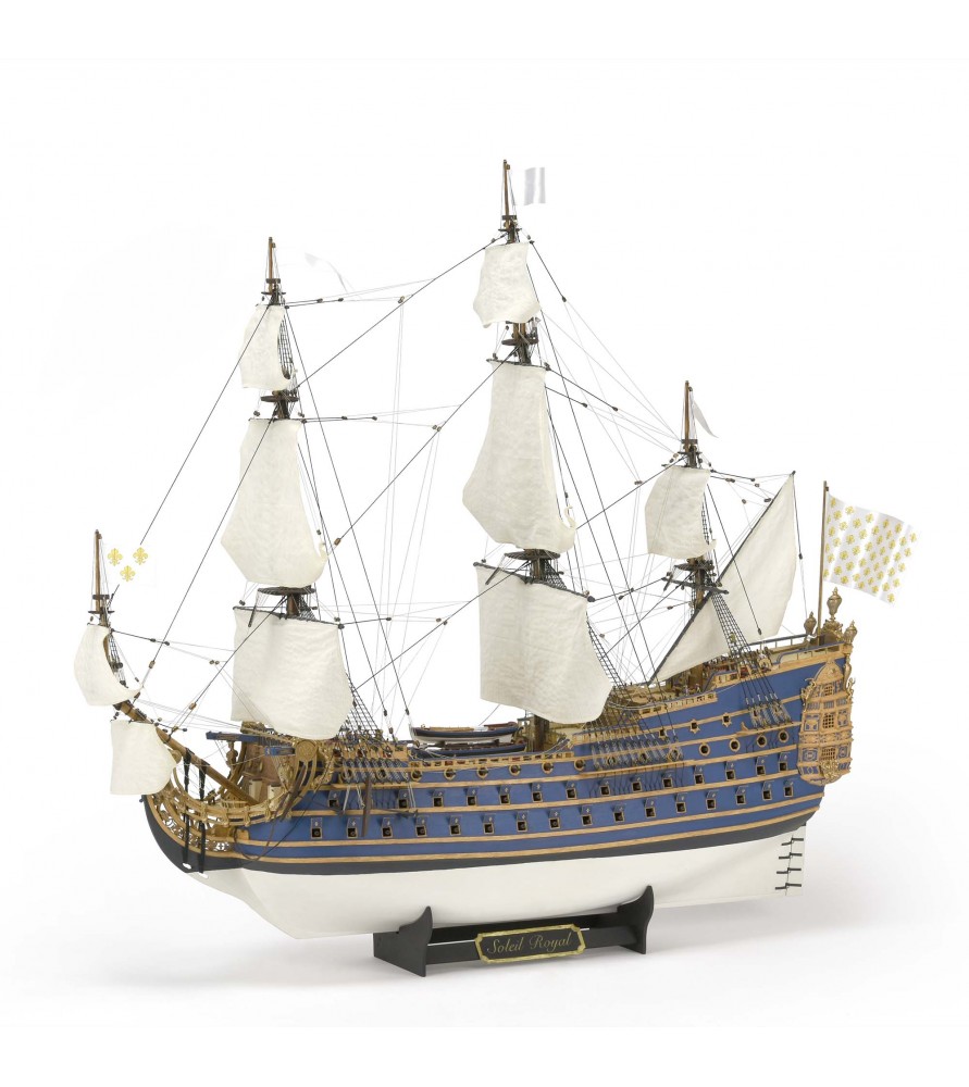 1/72 Le Soleil Louis XIV´s Flagship Modèle de bateau en kit - figurines et lampes de travail - Artesania Latina (AL22904)