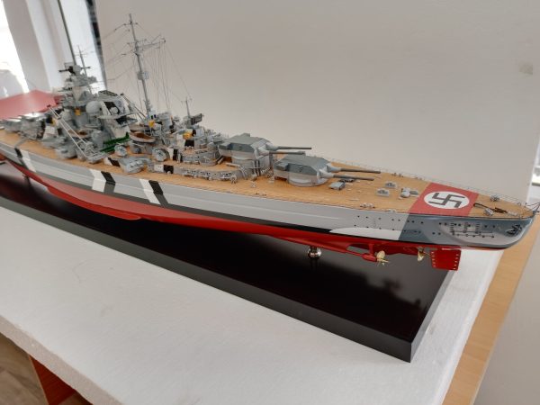Maquette du navire de guerre Bismarck - PSM0007