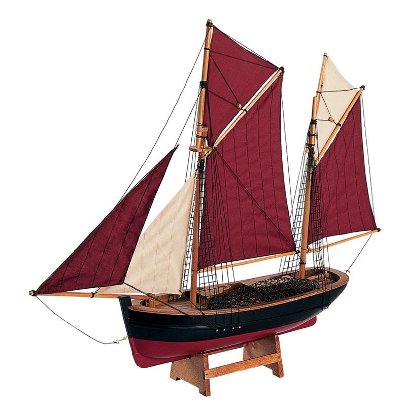 Maquette de bateau chalutier Brixham - NAU (7433)